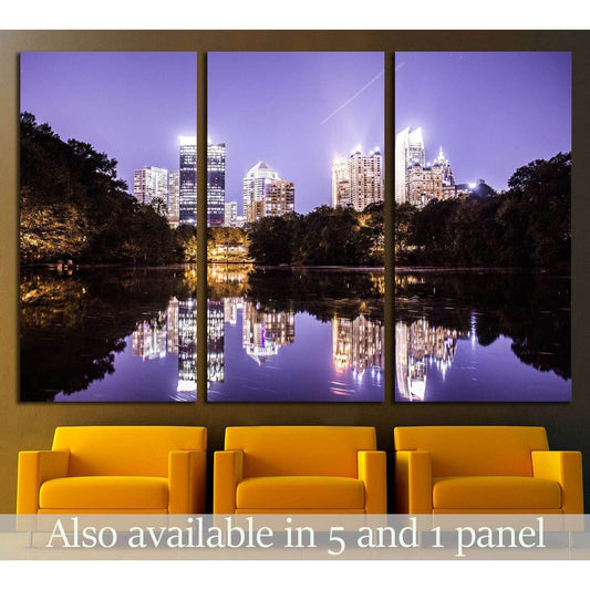 Atlanta №1743 Ready to Hang Canvas PrintCanvas art arrives ready to hang, with hanging accessories included and no additional framing required. Every canvas print is hand-crafted, made on-demand at our workshop and expertly stretched around 100% North Ame