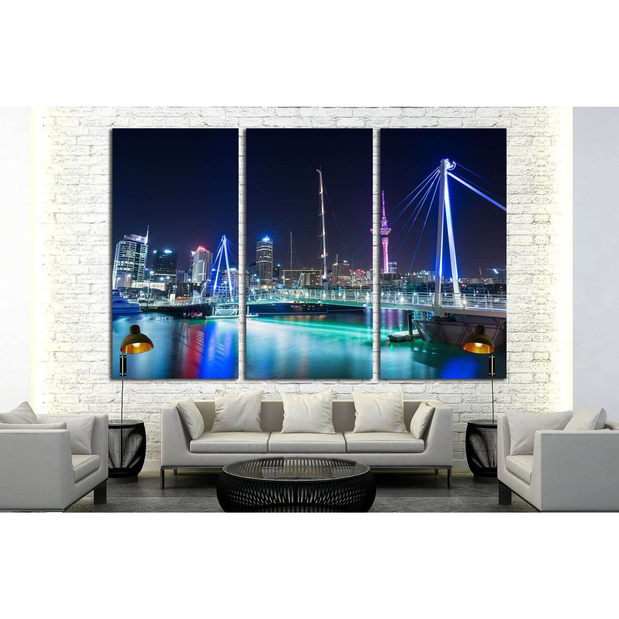 Auckland City and Sky Tower at Night, Auckland, New Zealand №1639 Ready to Hang Canvas PrintCanvas art arrives ready to hang, with hanging accessories included and no additional framing required. Every canvas print is hand-crafted, made on-demand at our w