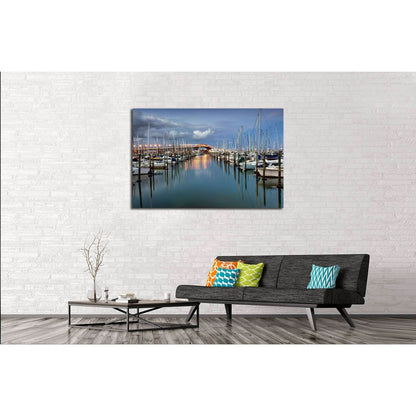 Auckland harbor Bridge from Westhaven Marina. Auckland, New Zealand №2514 Ready to Hang Canvas PrintCanvas art arrives ready to hang, with hanging accessories included and no additional framing required. Every canvas print is hand-crafted, made on-demand