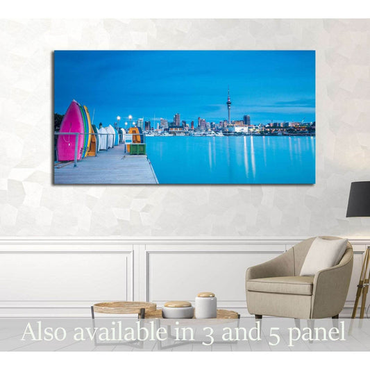 AUCKLAND, NEW ZEALAND №1766 Ready to Hang Canvas PrintCanvas art arrives ready to hang, with hanging accessories included and no additional framing required. Every canvas print is hand-crafted, made on-demand at our workshop and expertly stretched around