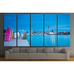 AUCKLAND, NEW ZEALAND №1766 Ready to Hang Canvas PrintCanvas art arrives ready to hang, with hanging accessories included and no additional framing required. Every canvas print is hand-crafted, made on-demand at our workshop and expertly stretched around