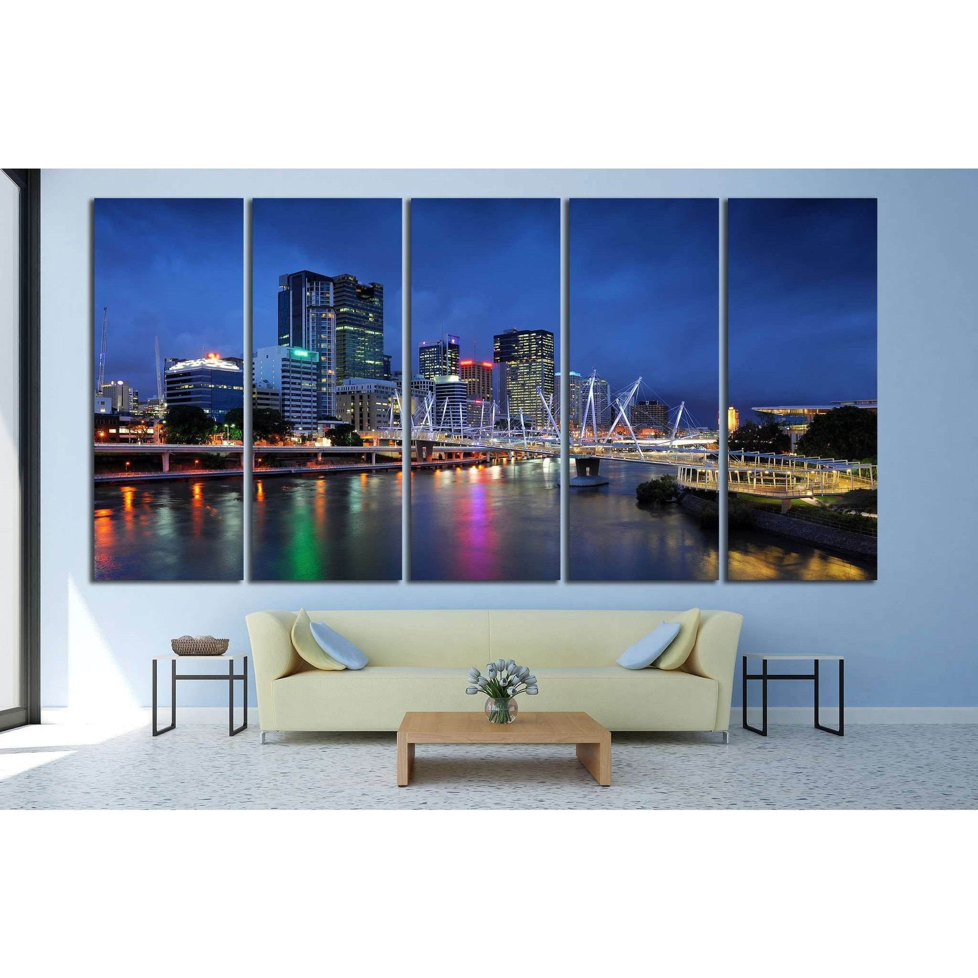 Australia Architectures, Kurilpa Bridge №1190 Ready to Hang Canvas PrintCanvas art arrives ready to hang, with hanging accessories included and no additional framing required. Every canvas print is hand-crafted, made on-demand at our workshop and expertly