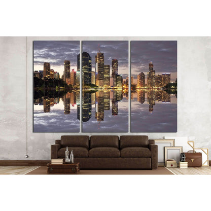 Australia Brisbane City Night №2239 Ready to Hang Canvas PrintCanvas art arrives ready to hang, with hanging accessories included and no additional framing required. Every canvas print is hand-crafted, made on-demand at our workshop and expertly stretched