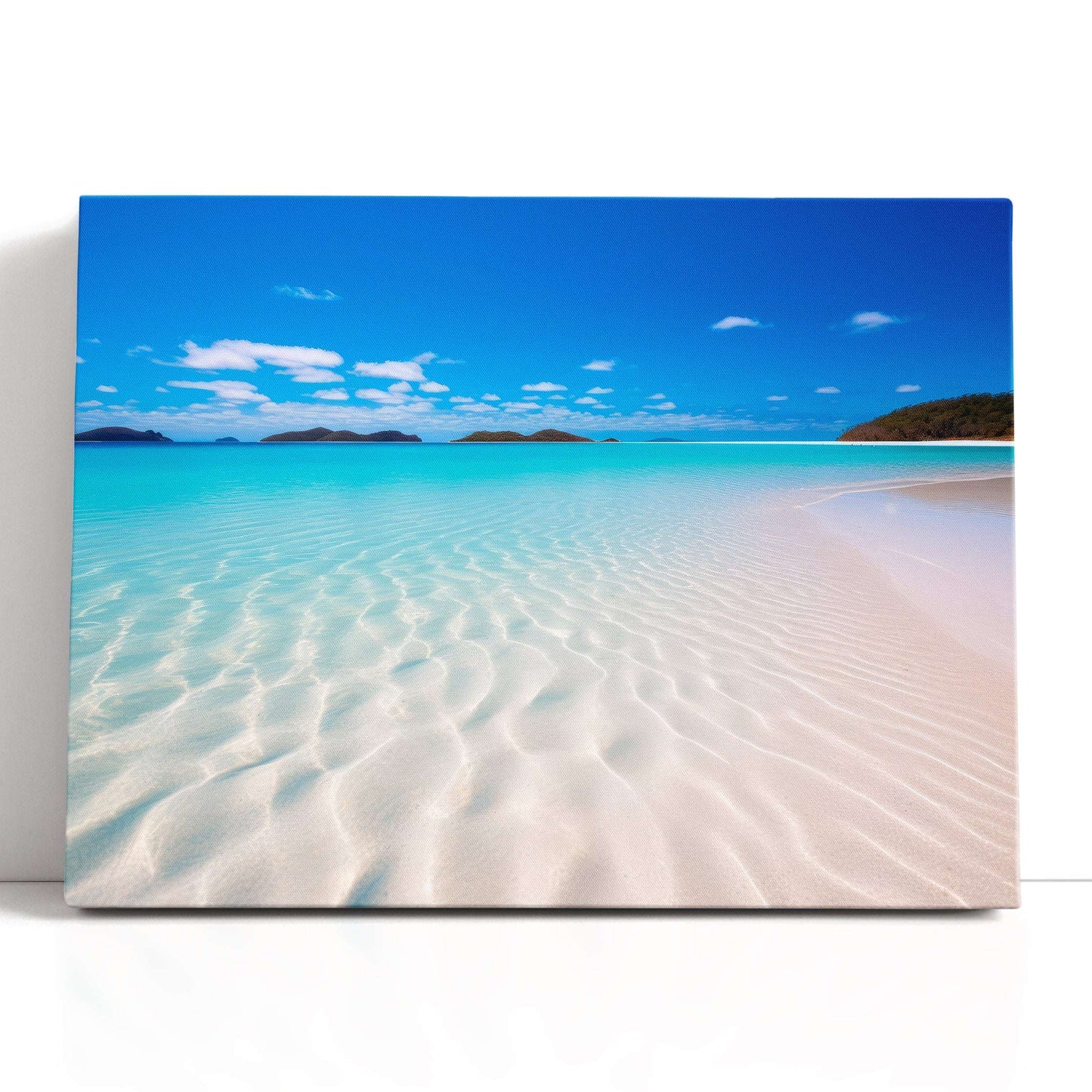 Australian White Sandy Beach - Canvas Print - Artoholica Ready to Hang Canvas Print