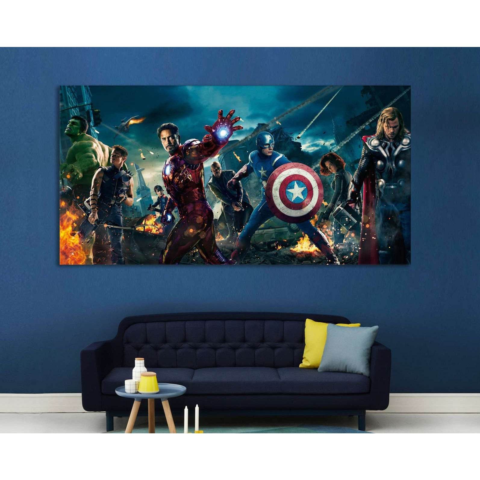 Avengers-Hulk, Iron Man, Captain America №2017 Ready to Hang Canvas PrintCanvas art arrives ready to hang, with hanging accessories included and no additional framing required. Every canvas print is hand-crafted, made on-demand at our workshop and expertl