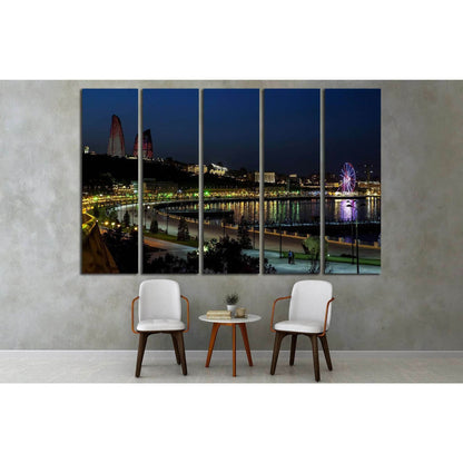 Baku Night old city №1569 Ready to Hang Canvas PrintCanvas art arrives ready to hang, with hanging accessories included and no additional framing required. Every canvas print is hand-crafted, made on-demand at our workshop and expertly stretched around 10