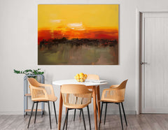 Balance of Light and Shadow in Sunset - Canvas Print - Artoholica Ready to Hang Canvas Print