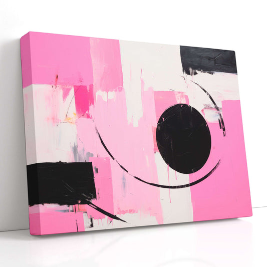 Ballet of Pink and Black - Canvas Print - Artoholica Ready to Hang Canvas Print