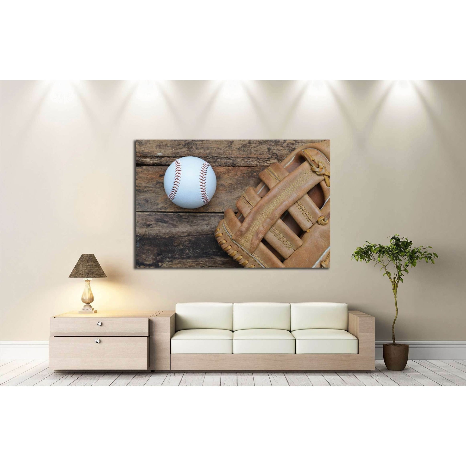 Baseball ball on wooden background №2131 Ready to Hang Canvas PrintCanvas art arrives ready to hang, with hanging accessories included and no additional framing required. Every canvas print is hand-crafted, made on-demand at our workshop and expertly stre