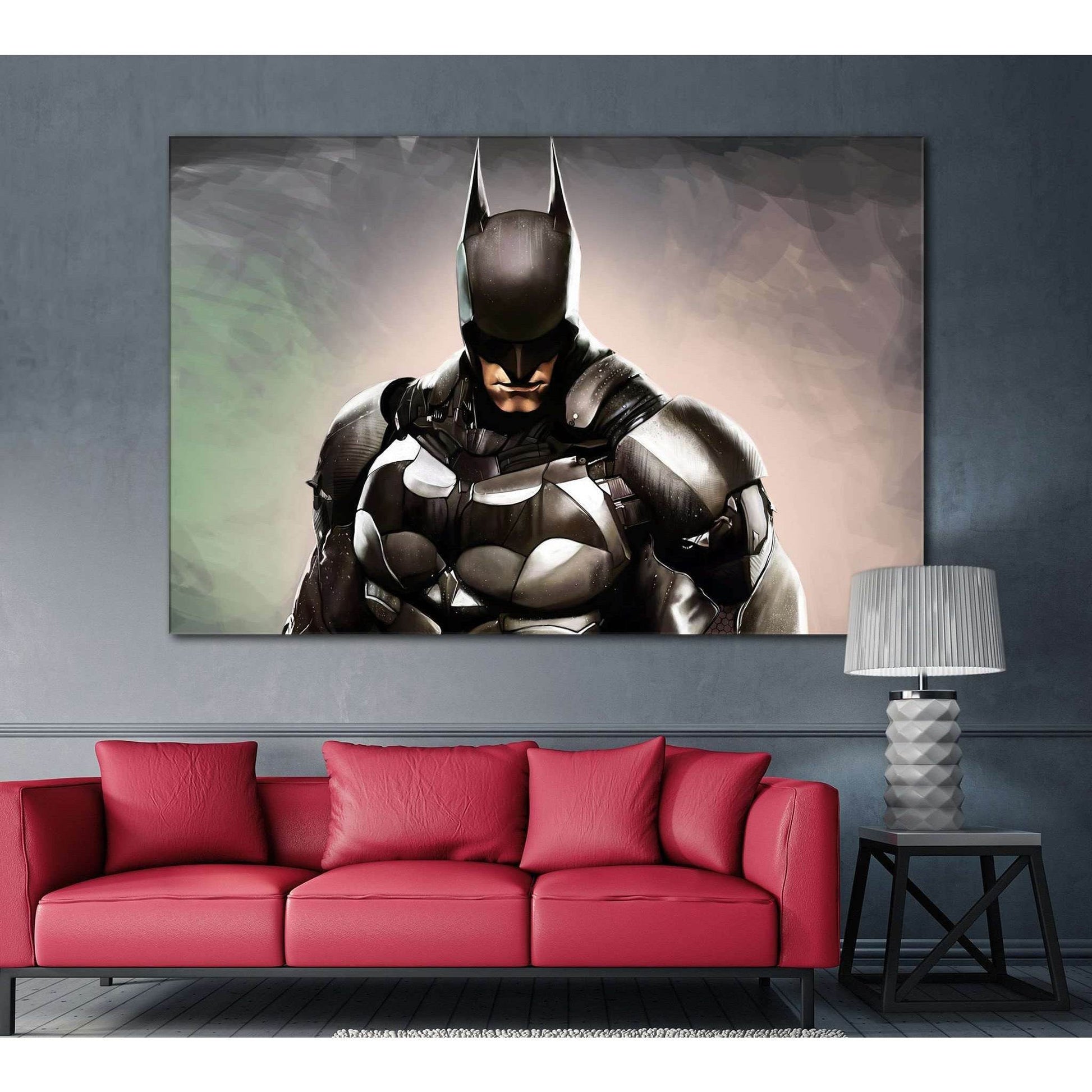 Batman №2004 Ready to Hang Canvas PrintCanvas art arrives ready to hang, with hanging accessories included and no additional framing required. Every canvas print is hand-crafted, made on-demand at our workshop and expertly stretched around 100% North Amer