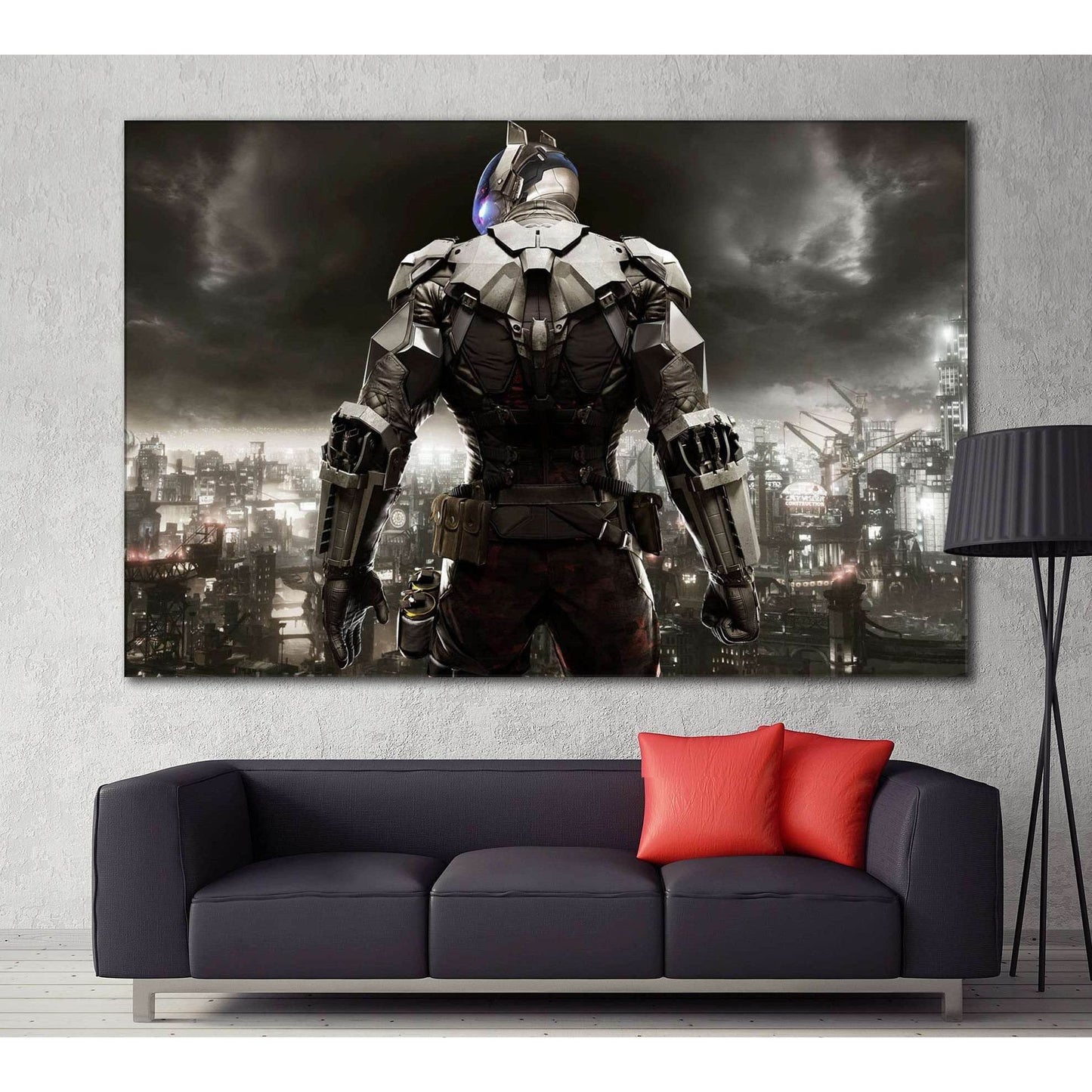 Batman №2005 Ready to Hang Canvas PrintCanvas art arrives ready to hang, with hanging accessories included and no additional framing required. Every canvas print is hand-crafted, made on-demand at our workshop and expertly stretched around 100% North Amer