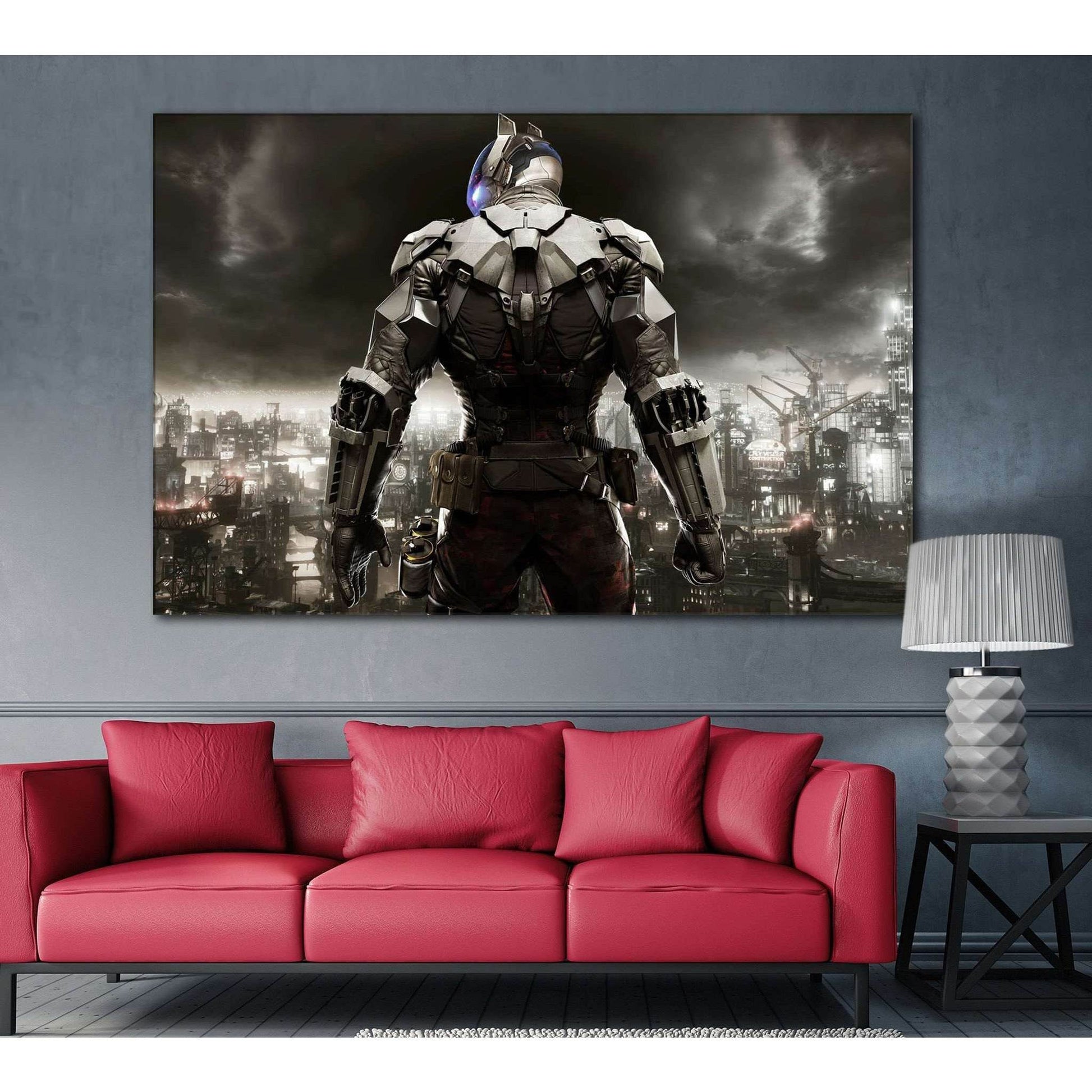 Batman №2005 Ready to Hang Canvas PrintCanvas art arrives ready to hang, with hanging accessories included and no additional framing required. Every canvas print is hand-crafted, made on-demand at our workshop and expertly stretched around 100% North Amer