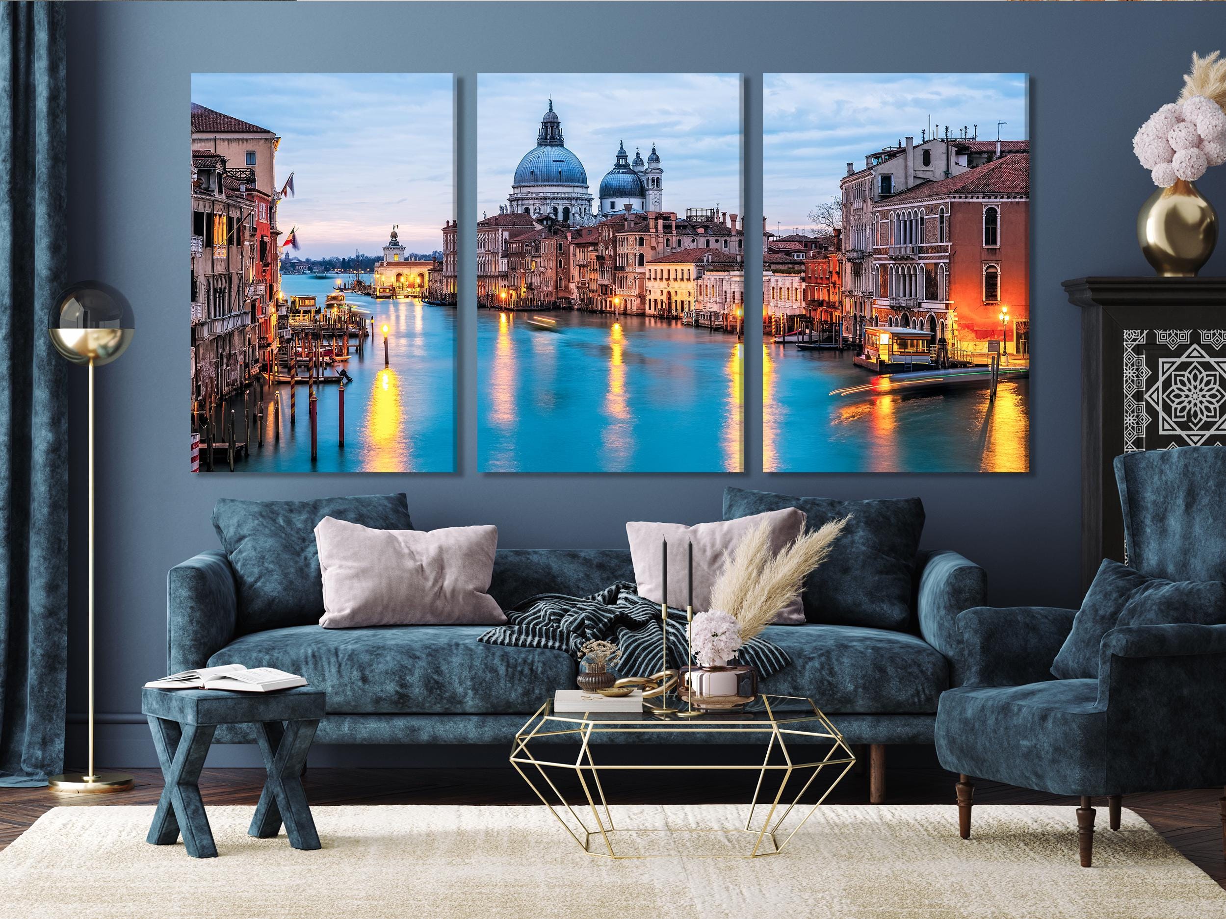 Venice Canvas Art - Grand Canal Wall Art, Basilica Santa Maria della Salute Canvas Print, Italy Wall Art, Italy Canvas Print for Modern Home