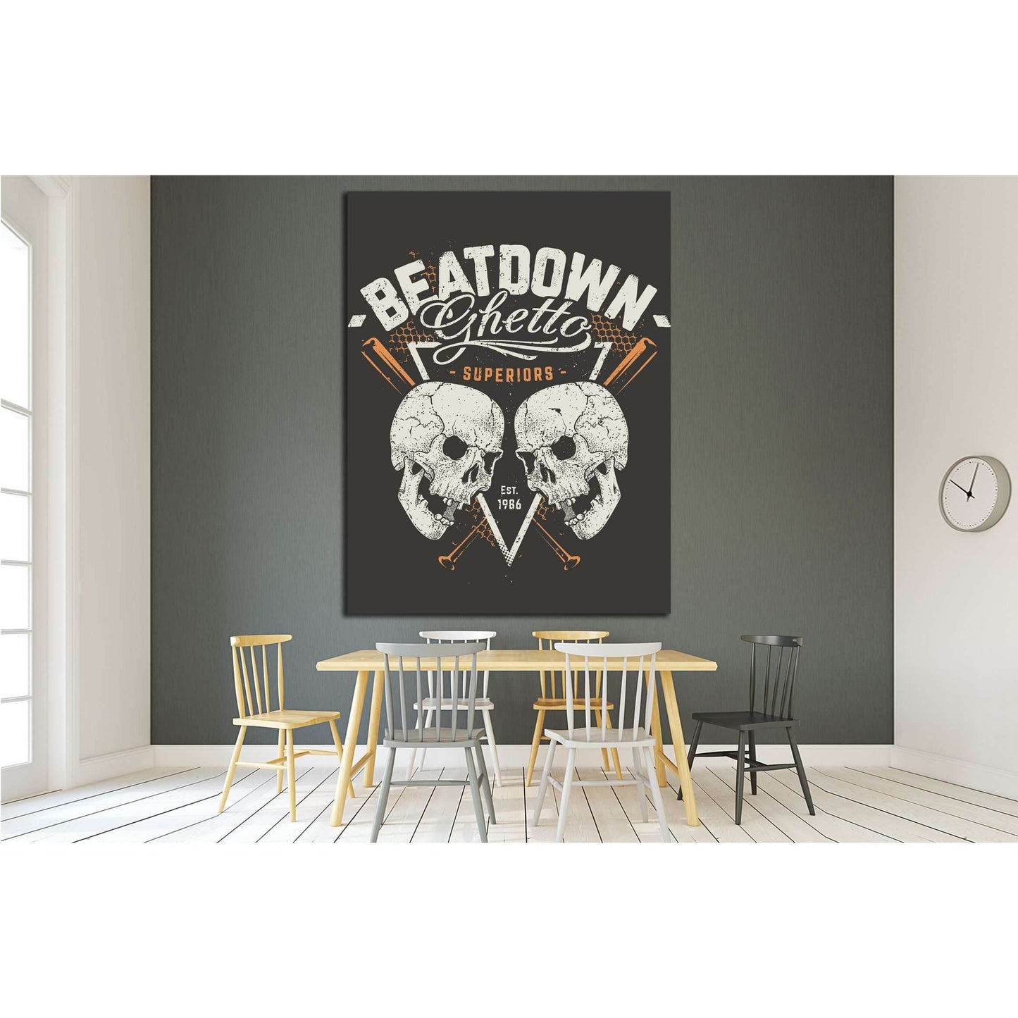 beatdown №4590 Ready to Hang Canvas PrintCanvas art arrives ready to hang, with hanging accessories included and no additional framing required. Every canvas print is hand-crafted, made on-demand at our workshop and expertly stretched around 100% North Am