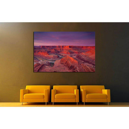 Beautiful Dead Horse Point vista during a dramatic sunrise №1972 Ready to Hang Canvas PrintCanvas art arrives ready to hang, with hanging accessories included and no additional framing required. Every canvas print is hand-crafted, made on-demand at our wo