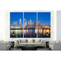 Beautiful downtown Tampa Florida at twilight №1221 Ready to Hang Canvas PrintCanvas art arrives ready to hang, with hanging accessories included and no additional framing required. Every canvas print is hand-crafted, made on-demand at our workshop and exp