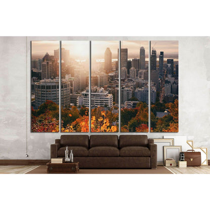 Beautiful sunrise on Montreal downtown №2079 Ready to Hang Canvas PrintCanvas art arrives ready to hang, with hanging accessories included and no additional framing required. Every canvas print is hand-crafted, made on-demand at our workshop and expertly