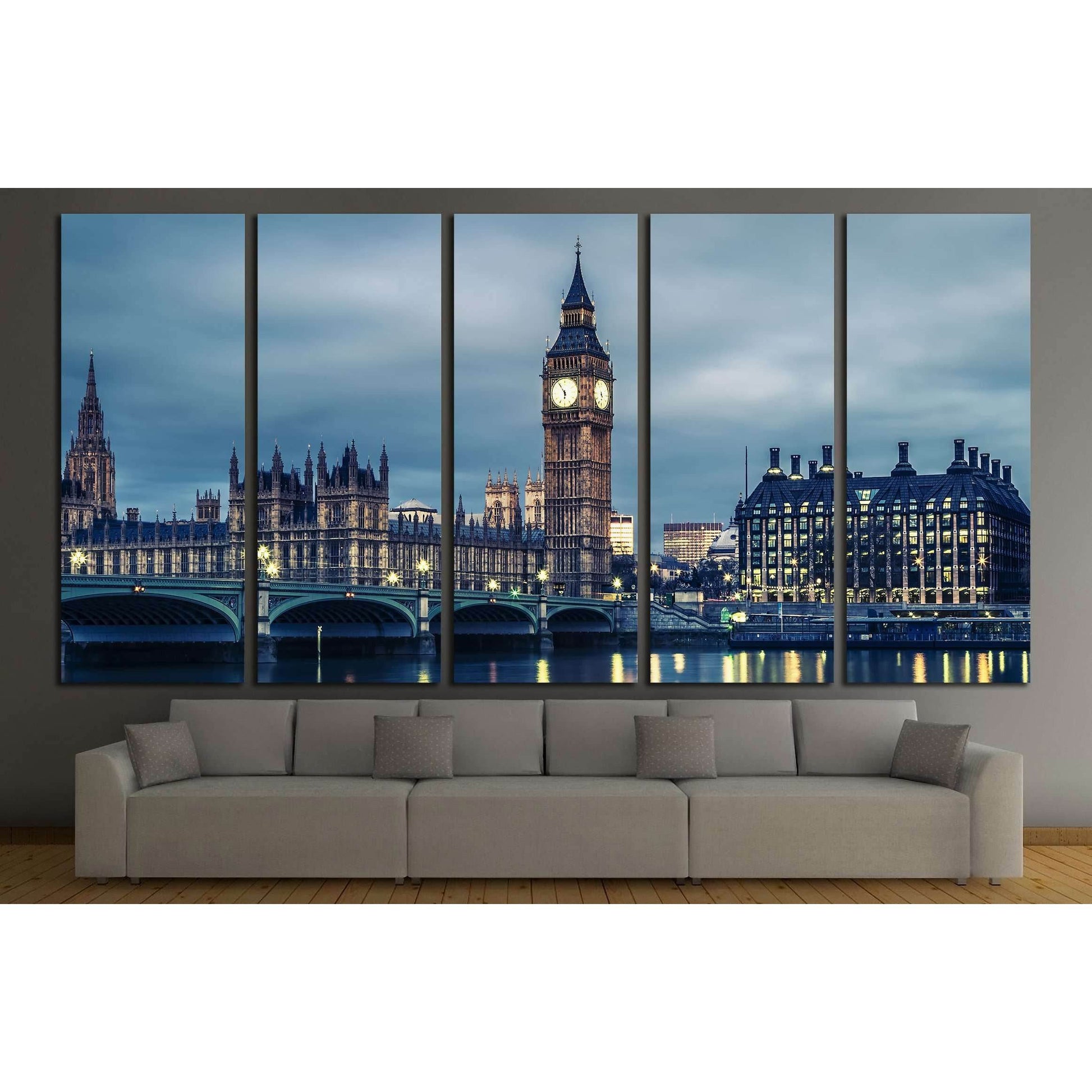 Big Ben and House of Parliament №2711 Ready to Hang Canvas PrintCanvas art arrives ready to hang, with hanging accessories included and no additional framing required. Every canvas print is hand-crafted, made on-demand at our workshop and expertly stretch