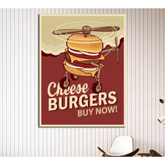 Big Burger On Wheels №4522 Ready to Hang Canvas PrintCanvas art arrives ready to hang, with hanging accessories included and no additional framing required. Every canvas print is hand-crafted, made on-demand at our workshop and expertly stretched around 1