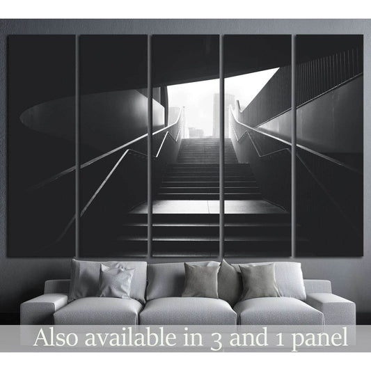 black urban stairs №1061 Ready to Hang Canvas PrintCanvas art arrives ready to hang, with hanging accessories included and no additional framing required. Every canvas print is hand-crafted, made on-demand at our workshop and expertly stretched around 100