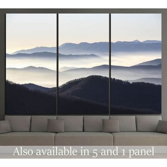 blue mountains №1309 Ready to Hang Canvas PrintCanvas art arrives ready to hang, with hanging accessories included and no additional framing required. Every canvas print is hand-crafted, made on-demand at our workshop and expertly stretched around 100% No