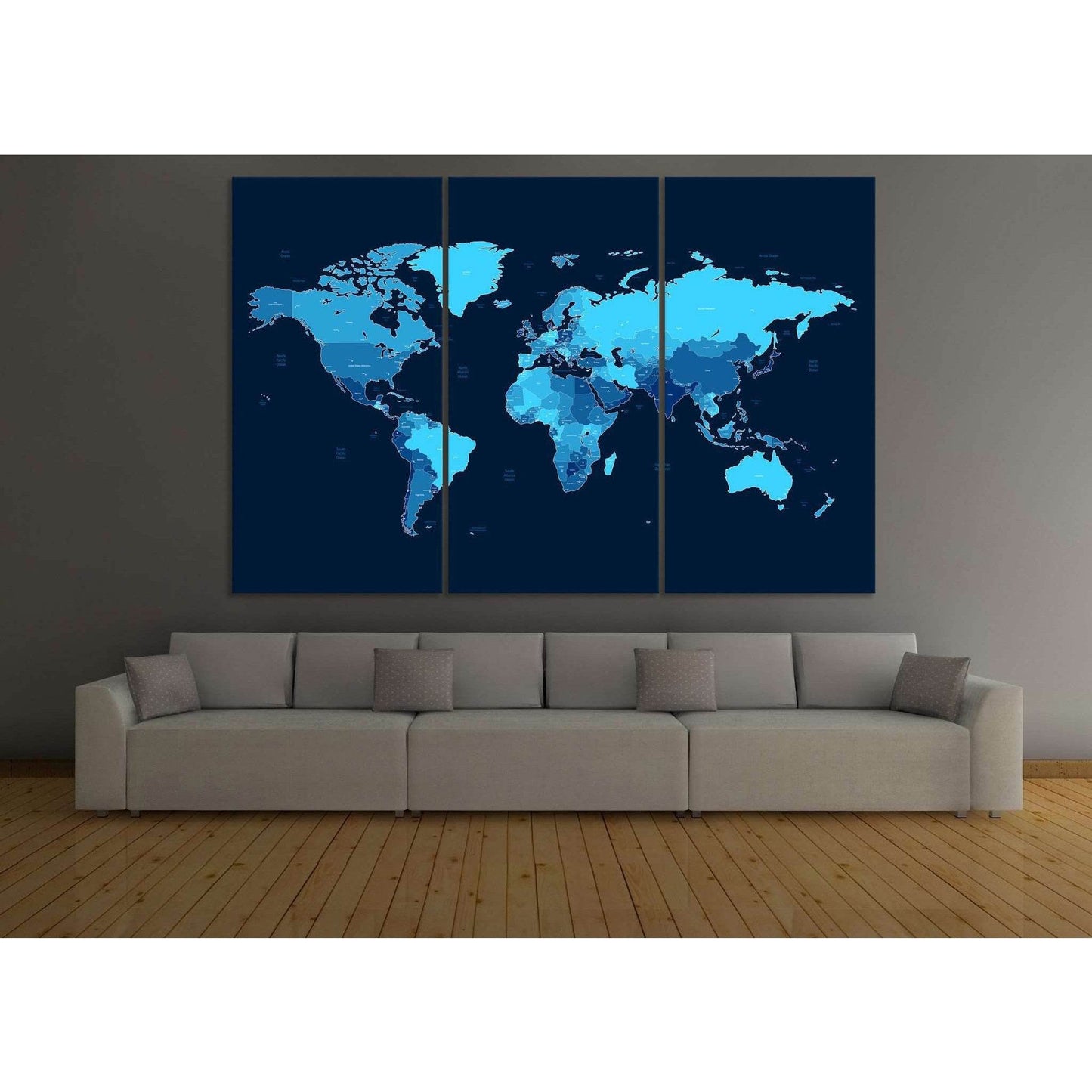 Blue Watercolor World Map Canvas ArtDecorate your walls with a stunning Watercolor map Canvas Art Print from the world's largest art gallery. Choose from thousands of Watercolor map artworks with various sizing options. Choose your perfect art print to co