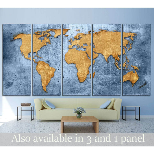 Navy Grunge World Map Canvas PrintDecorate your walls with a stunning Grunge World Map Canvas Art Print from the world's largest art gallery. Choose from thousands of Grunge Map artworks with various sizing options. Choose your perfect art print to comple