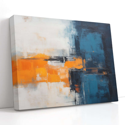 Blueberry and Tangerine Horizon - Canvas Print - Artoholica Ready to Hang Canvas Print