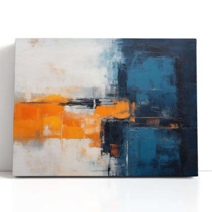 Blueberry and Tangerine Horizon - Canvas Print - Artoholica Ready to Hang Canvas Print