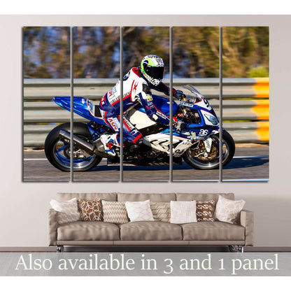 BMW S1000RR №160 Ready to Hang Canvas PrintCanvas art arrives ready to hang, with hanging accessories included and no additional framing required. Every canvas print is hand-crafted, made on-demand at our workshop and expertly stretched around 100% North