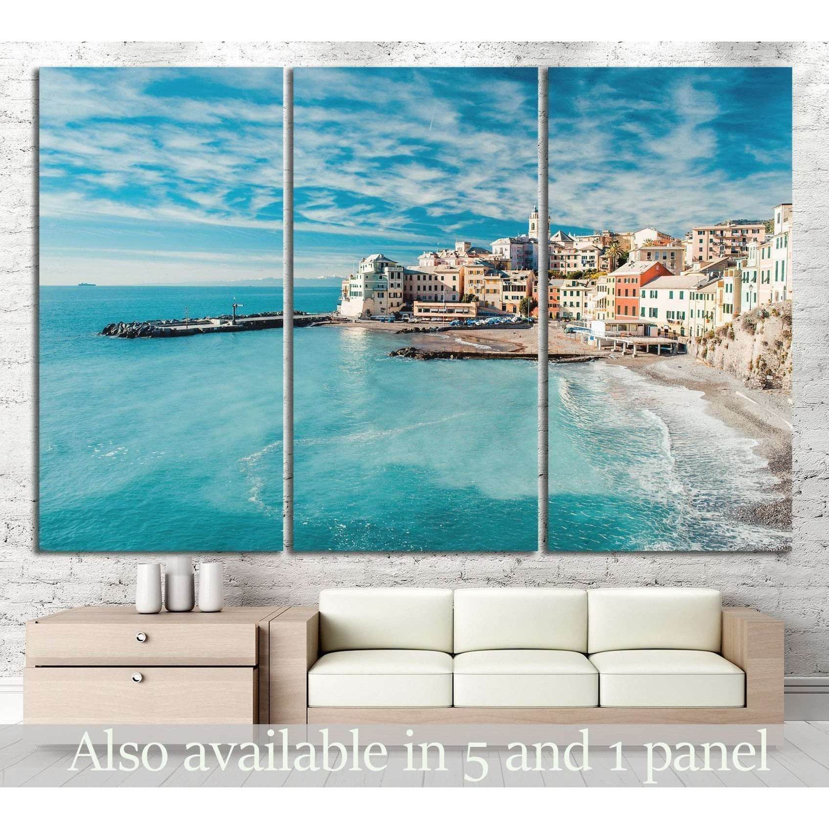 Bogliasco, fishing village in Italy №1122 Ready to Hang Canvas PrintCanvas art arrives ready to hang, with hanging accessories included and no additional framing required. Every canvas print is hand-crafted, made on-demand at our workshop and expertly str