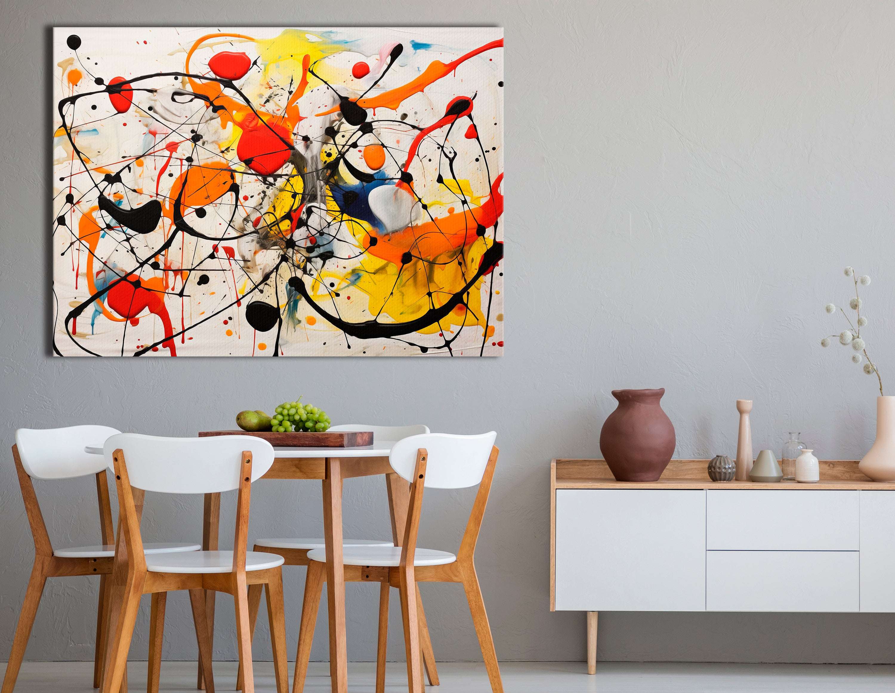 Bold Expression of Passion and Movement - Canvas Print - Artoholica Ready to Hang Canvas Print