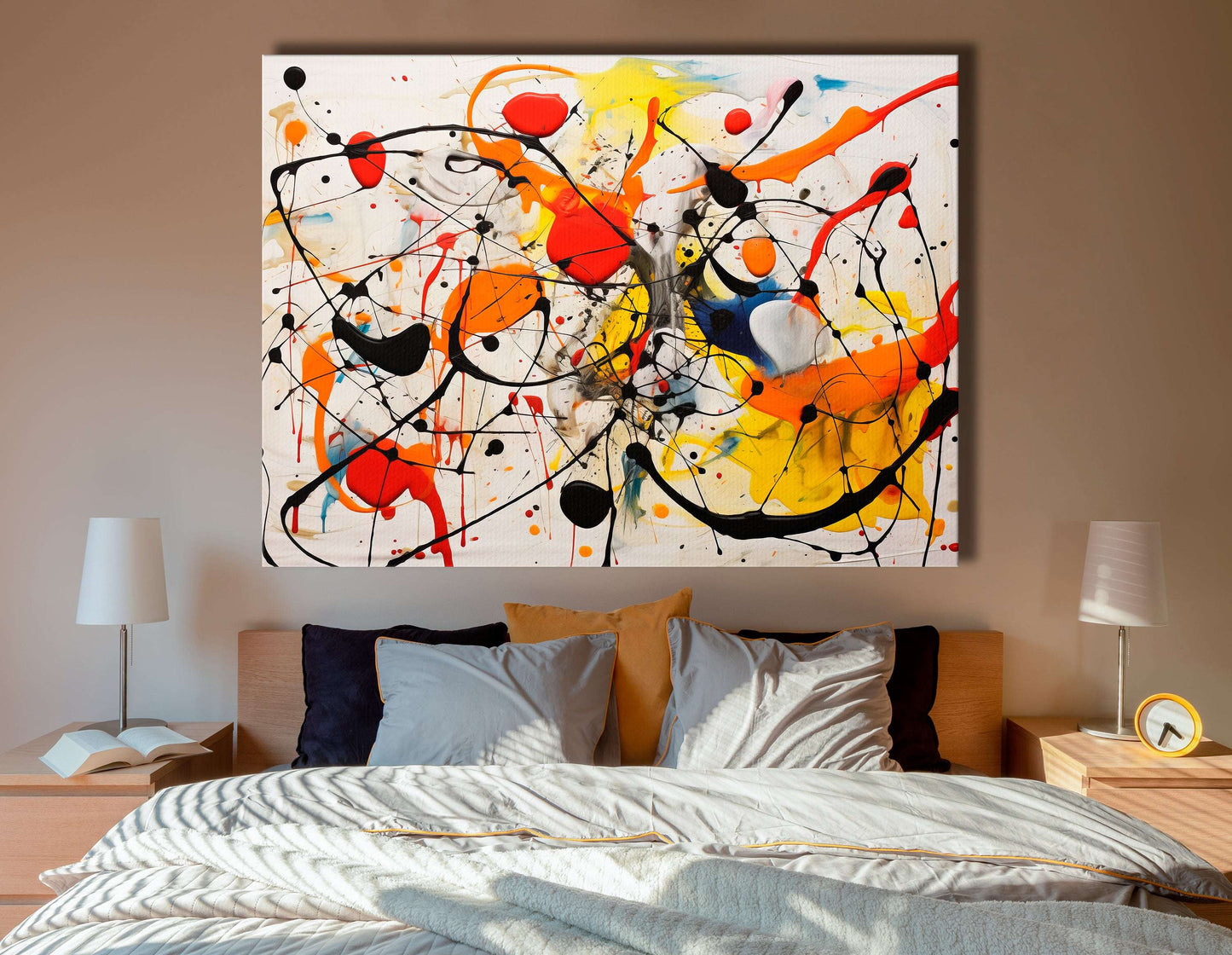 Bold Expression of Passion and Movement - Canvas Print - Artoholica Ready to Hang Canvas Print