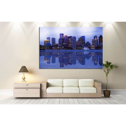 Boston Cityscape №130 Ready to Hang Canvas PrintCanvas art arrives ready to hang, with hanging accessories included and no additional framing required. Every canvas print is hand-crafted, made on-demand at our workshop and expertly stretched around 100% N