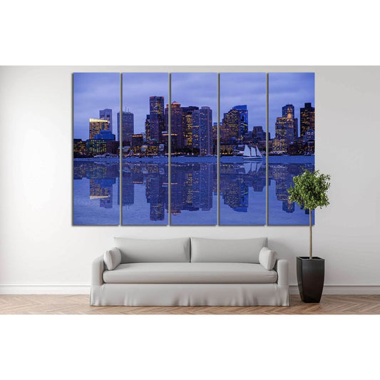 Boston Cityscape №130 Ready to Hang Canvas PrintCanvas art arrives ready to hang, with hanging accessories included and no additional framing required. Every canvas print is hand-crafted, made on-demand at our workshop and expertly stretched around 100% N