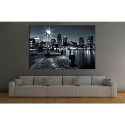 Boston Cityscape №131 Ready to Hang Canvas PrintCanvas art arrives ready to hang, with hanging accessories included and no additional framing required. Every canvas print is hand-crafted, made on-demand at our workshop and expertly stretched around 100% N