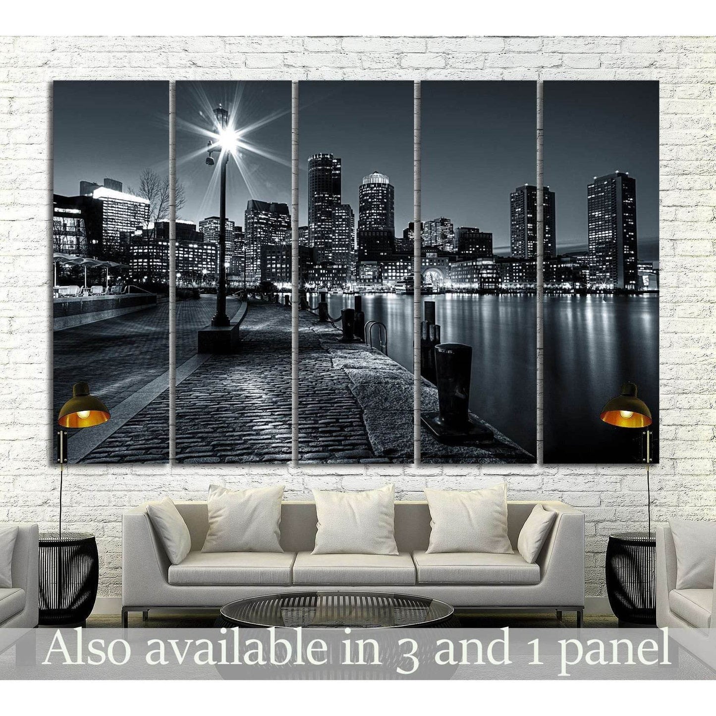 Boston Cityscape №131 Ready to Hang Canvas PrintCanvas art arrives ready to hang, with hanging accessories included and no additional framing required. Every canvas print is hand-crafted, made on-demand at our workshop and expertly stretched around 100% N