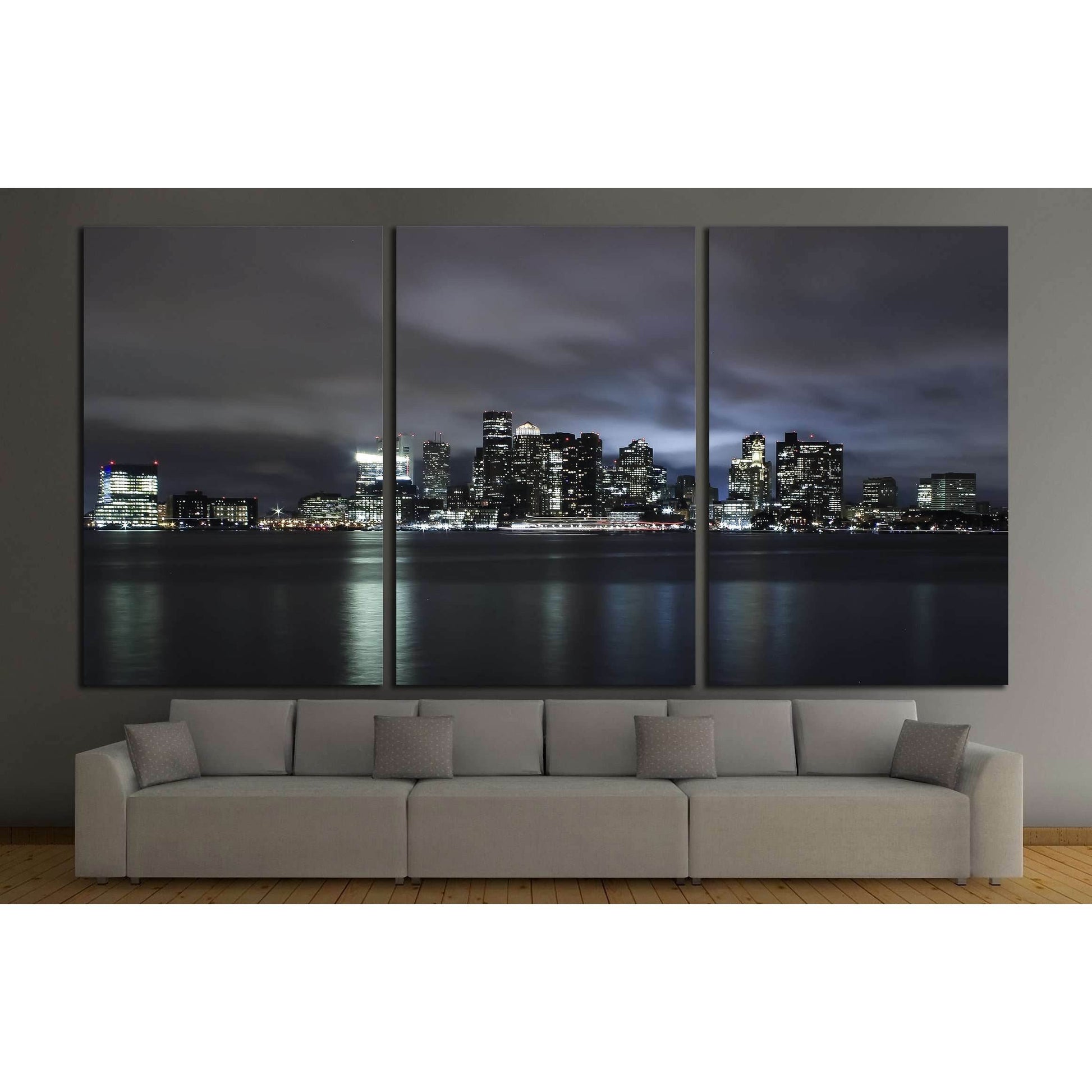 Boston nights №1769 Ready to Hang Canvas PrintCanvas art arrives ready to hang, with hanging accessories included and no additional framing required. Every canvas print is hand-crafted, made on-demand at our workshop and expertly stretched around 100% Nor