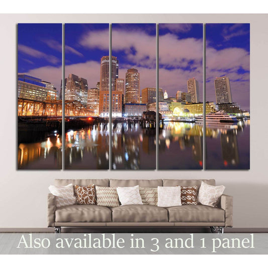 Boston Skyscraper №128 Ready to Hang Canvas PrintCanvas art arrives ready to hang, with hanging accessories included and no additional framing required. Every canvas print is hand-crafted, made on-demand at our workshop and expertly stretched around 100%