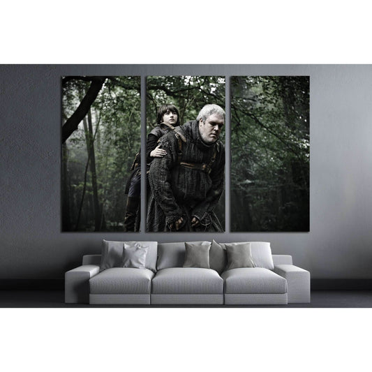 bran stark and hodor №3333 Ready to Hang Canvas PrintCanvas art arrives ready to hang, with hanging accessories included and no additional framing required. Every canvas print is hand-crafted, made on-demand at our workshop and expertly stretched around 1