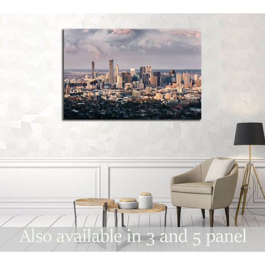 Brisbane City Landscape №2986 Ready to Hang Canvas PrintCanvas art arrives ready to hang, with hanging accessories included and no additional framing required. Every canvas print is hand-crafted, made on-demand at our workshop and expertly stretched aroun