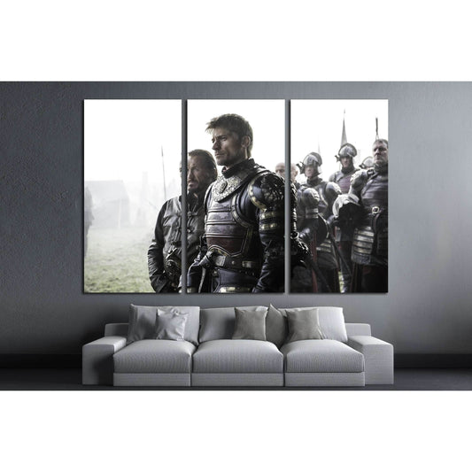 Bronn and Jaime Lannister №3331 Ready to Hang Canvas PrintCanvas art arrives ready to hang, with hanging accessories included and no additional framing required. Every canvas print is hand-crafted, made on-demand at our workshop and expertly stretched aro