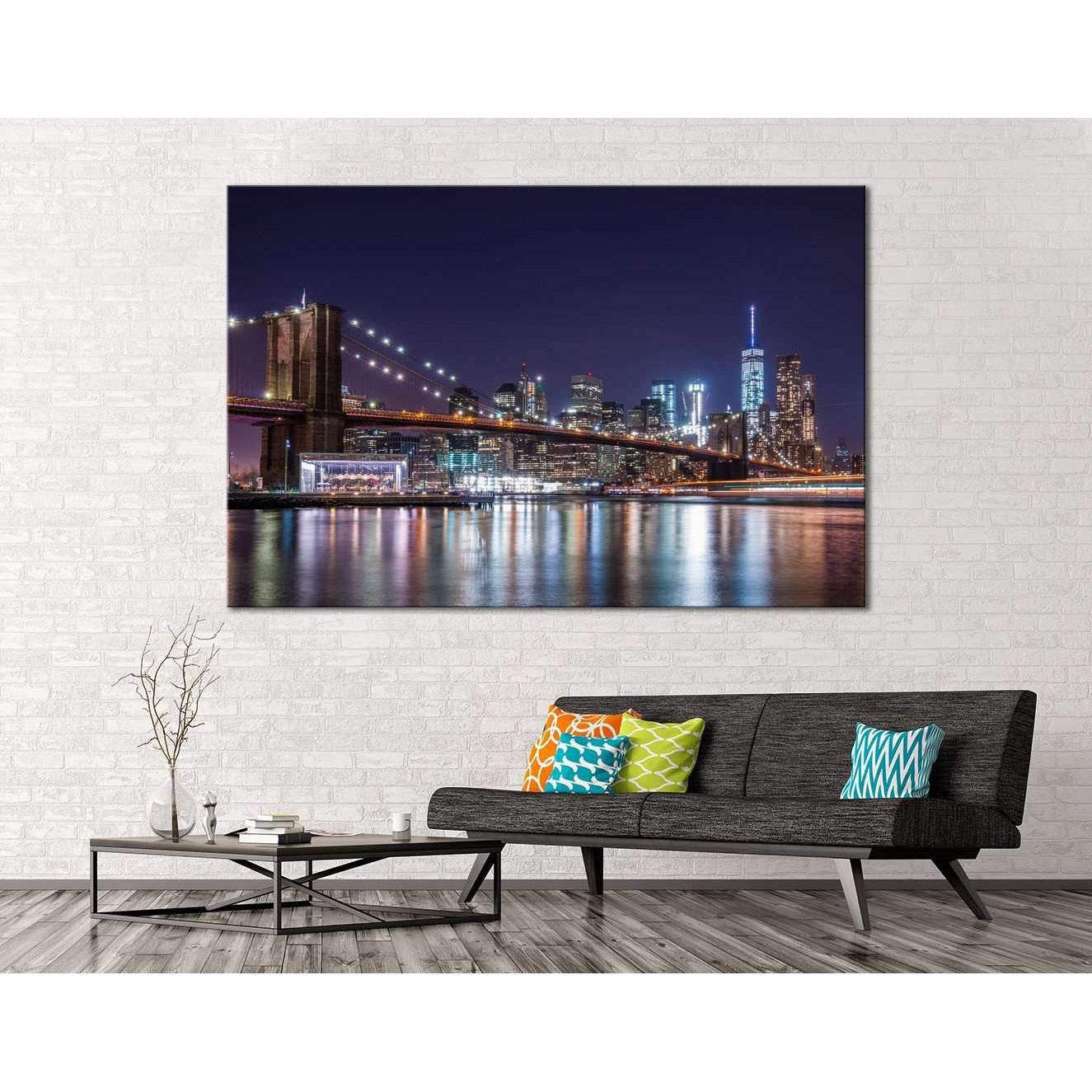 Brooklyn Bridge №120 Ready to Hang Canvas PrintCanvas art arrives ready to hang, with hanging accessories included and no additional framing required. Every canvas print is hand-crafted, made on-demand at our workshop and expertly stretched around 100% No