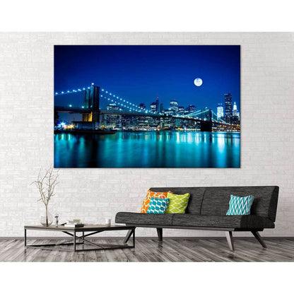 Brooklyn Bridge №121 Ready to Hang Canvas PrintCanvas art arrives ready to hang, with hanging accessories included and no additional framing required. Every canvas print is hand-crafted, made on-demand at our workshop and expertly stretched around 100% No