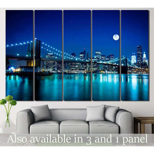 Brooklyn Bridge №121 Ready to Hang Canvas PrintCanvas art arrives ready to hang, with hanging accessories included and no additional framing required. Every canvas print is hand-crafted, made on-demand at our workshop and expertly stretched around 100% No