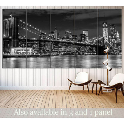 Brooklyn Bridge №3002 Ready to Hang Canvas PrintCanvas art arrives ready to hang, with hanging accessories included and no additional framing required. Every canvas print is hand-crafted, made on-demand at our workshop and expertly stretched around 100% N