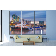 Buenos Aires Cityscape, Argentina №1143 Ready to Hang Canvas PrintCanvas art arrives ready to hang, with hanging accessories included and no additional framing required. Every canvas print is hand-crafted, made on-demand at our workshop and expertly stret
