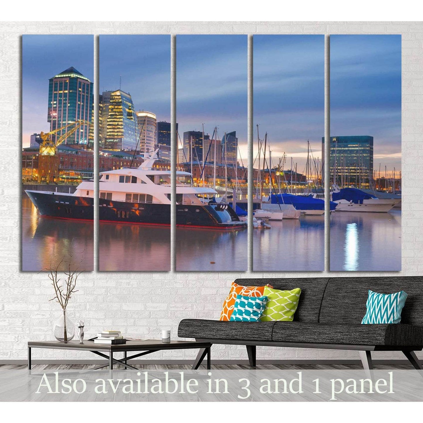 Buenos Aires Cityscape, Argentina №1143 Ready to Hang Canvas PrintCanvas art arrives ready to hang, with hanging accessories included and no additional framing required. Every canvas print is hand-crafted, made on-demand at our workshop and expertly stret