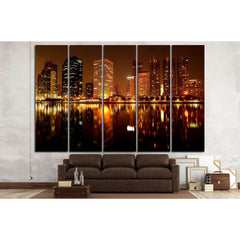 Building at night №1429 Ready to Hang Canvas PrintCanvas art arrives ready to hang, with hanging accessories included and no additional framing required. Every canvas print is hand-crafted, made on-demand at our workshop and expertly stretched around 100%