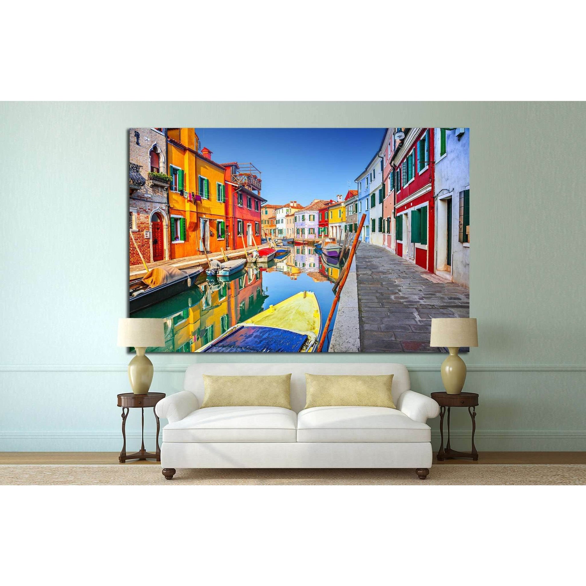 Burano, Venice, Italy №824 Ready to Hang Canvas PrintCanvas art arrives ready to hang, with hanging accessories included and no additional framing required. Every canvas print is hand-crafted, made on-demand at our workshop and expertly stretched around 1